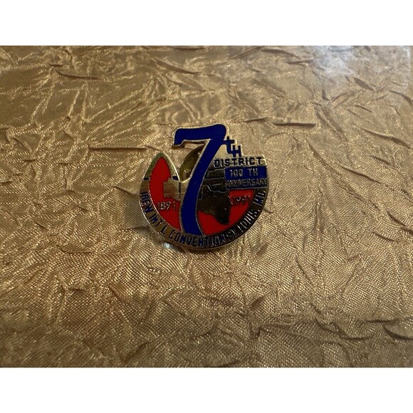IBEW 100th Anniversary 7th District Lapel Pin - Picture 2 of 7